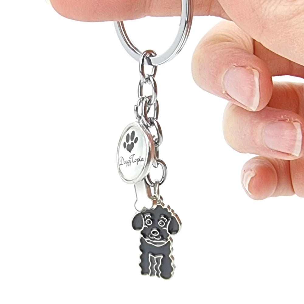 Key Ring Poodle - Key Rings from . at DoggyTopia