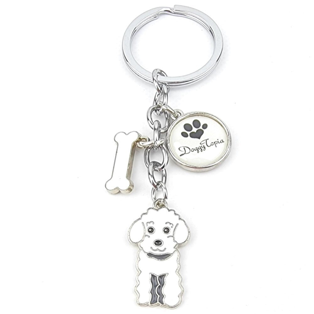 Key Ring Poodle - Key Rings from . at DoggyTopia