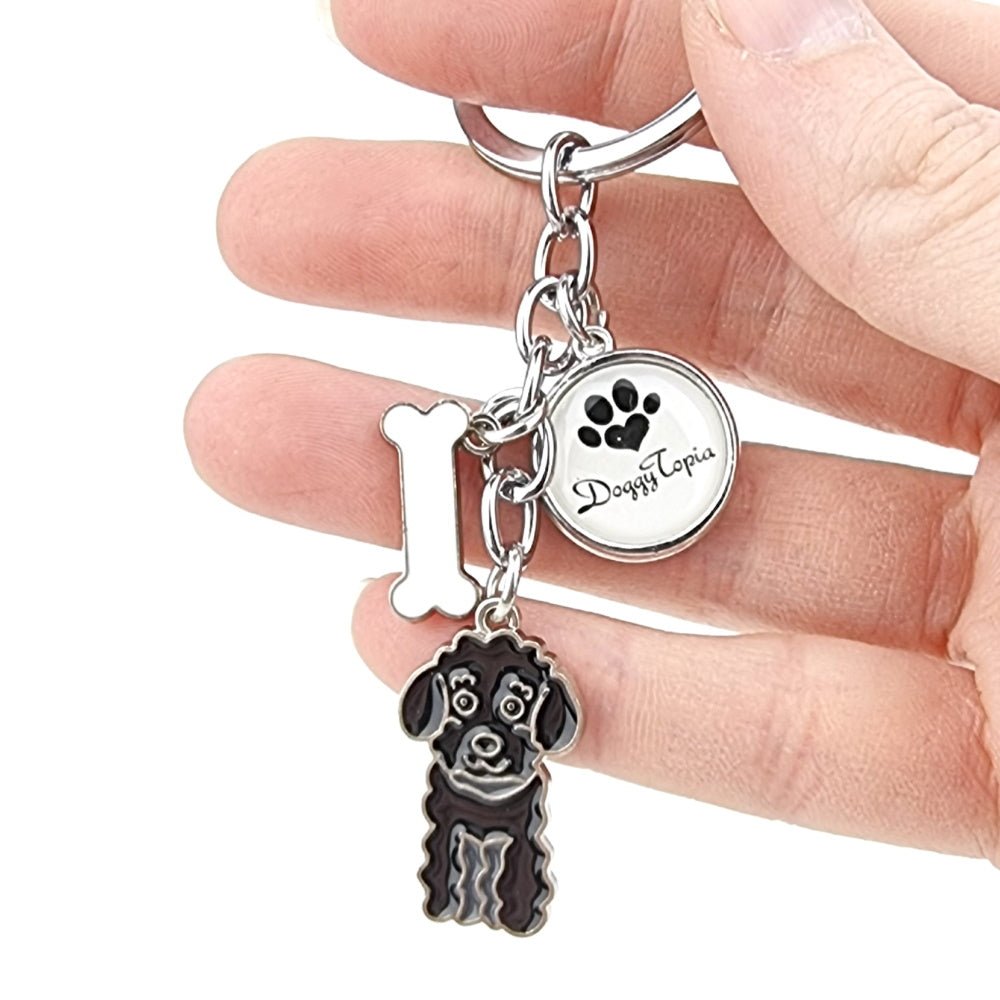 Key Ring Poodle - Key Rings from . at DoggyTopia