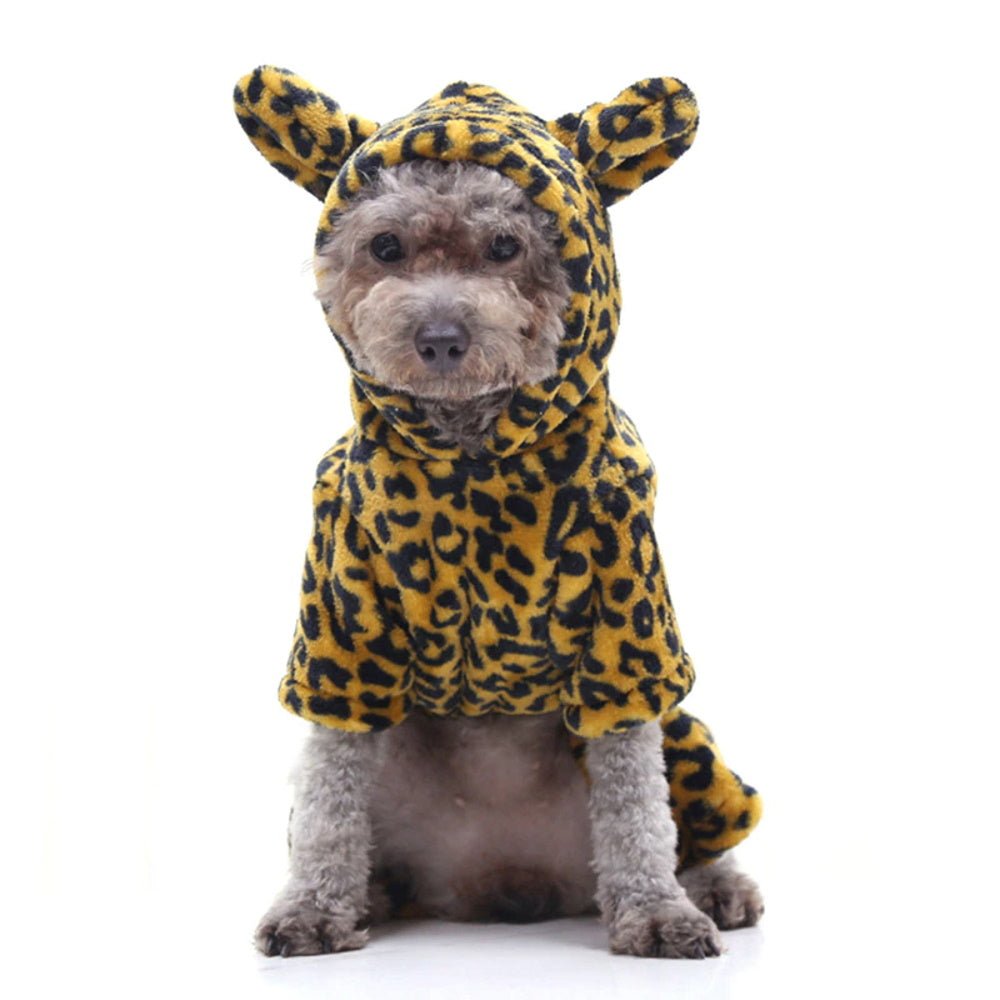 Leopard Jumpsuit Dog Costume - Jumpsuits from Sale at DoggyTopia