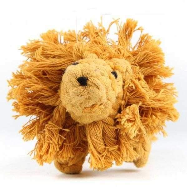 Lion Rope Dog Toy - Rope Toys from . at DoggyTopia