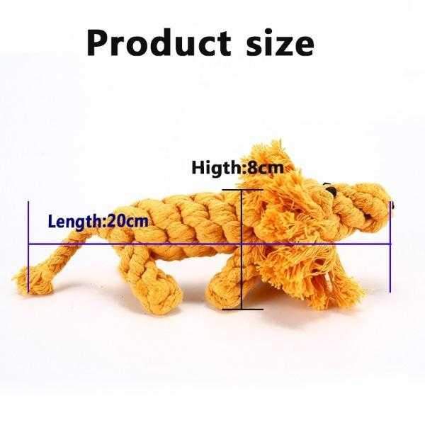 Lion Rope Dog Toy - Rope Toys from . at DoggyTopia