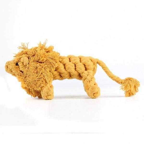 Lion Rope Dog Toy - Rope Toys from . at DoggyTopia