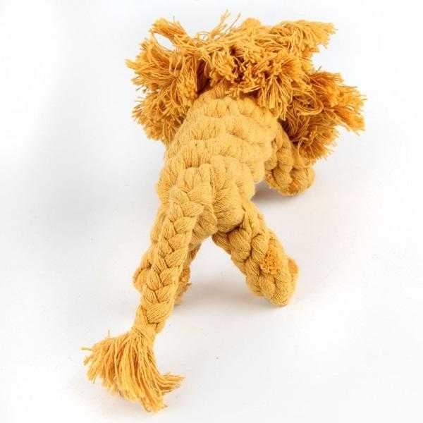 Lion Rope Dog Toy - Rope Toys from . at DoggyTopia
