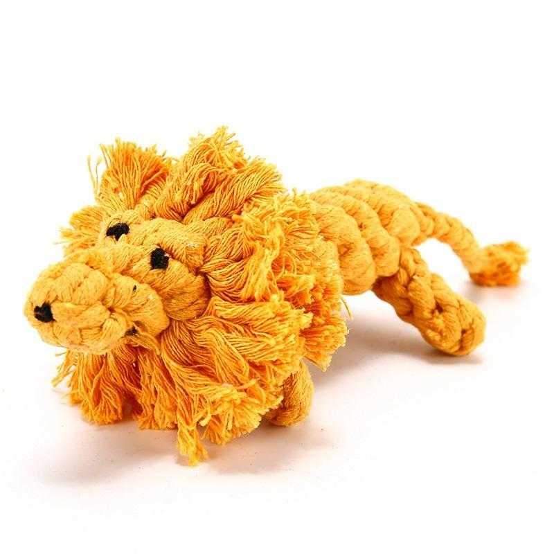 Lion Rope Dog Toy - Rope Toys from . at DoggyTopia