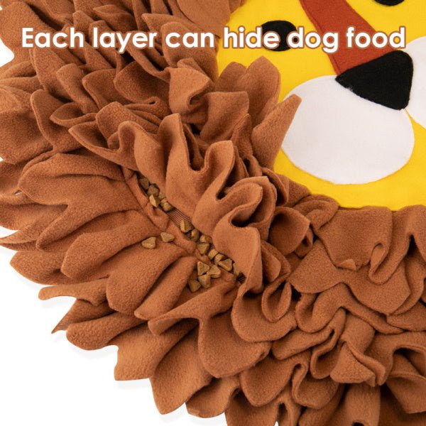 Lion Snuffle Mat - Snuffle Mats from . at DoggyTopia