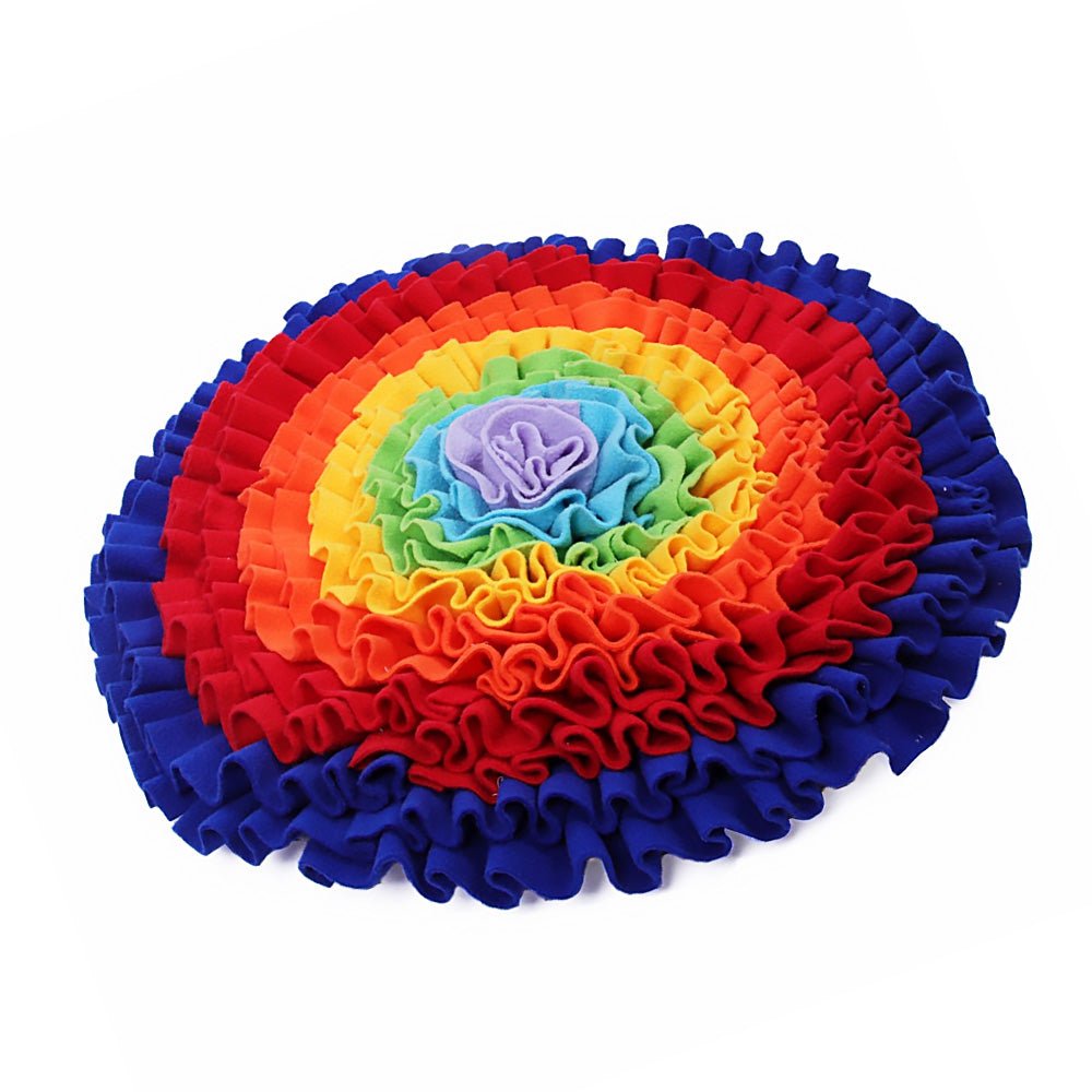 Over The Rainbow Snuffle Mat - Snuffle Mats from . at DoggyTopia