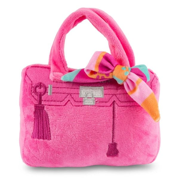 Pink Barkin Bag - With Scarf Dog Toy - Designer Toys from Haute Diggity Dog at DoggyTopia