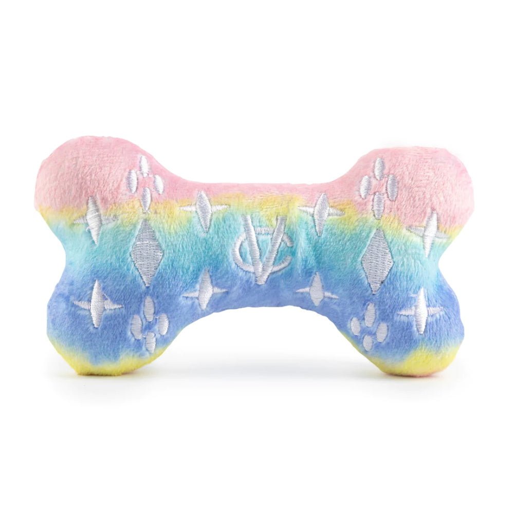 Pink Ombre Chewy Vuiton Bone Toy - Designer Toys from Haute Diggity Dog at DoggyTopia