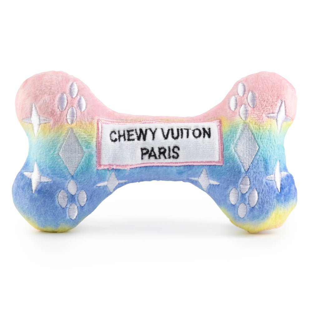 Pink Ombre Chewy Vuiton Bone Toy - Designer Toys from Haute Diggity Dog at DoggyTopia