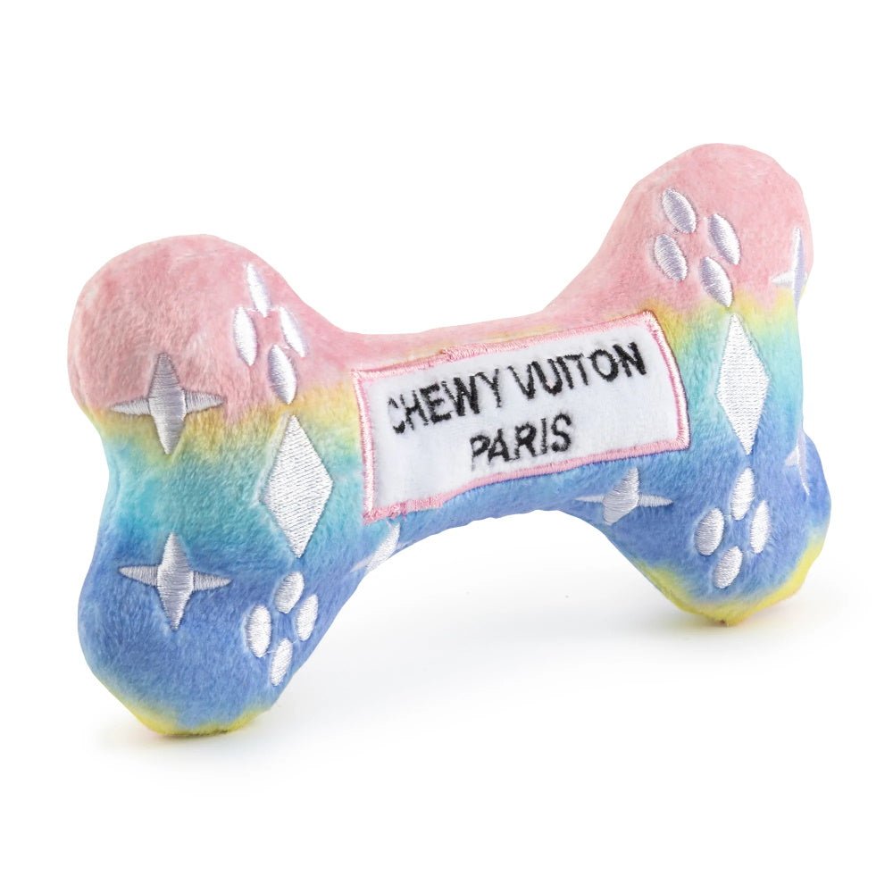 Pink Ombre Chewy Vuiton Bone Toy - Designer Toys from Haute Diggity Dog at DoggyTopia