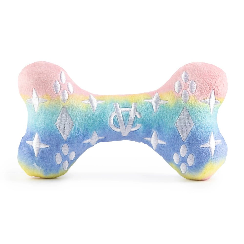 Pink Ombre Chewy Vuiton Bone Toy - Designer Toys from Haute Diggity Dog at DoggyTopia