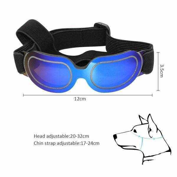 Reflective Dog Goggles - Dog Goggles from . at DoggyTopia