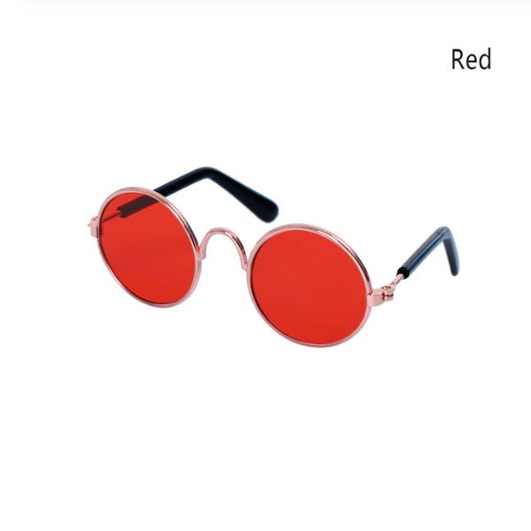 Round Fashion Dog Sunglasses - Sunglasses from . at DoggyTopia