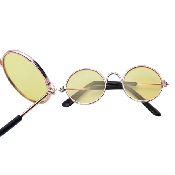 Round Fashion Dog Sunglasses - Sunglasses from . at DoggyTopia