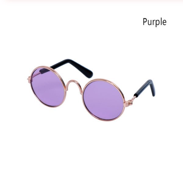 Round Fashion Dog Sunglasses - Sunglasses from . at DoggyTopia