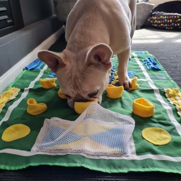 Soccer Field Snuffle Mat - Snuffle Mats from . at DoggyTopia