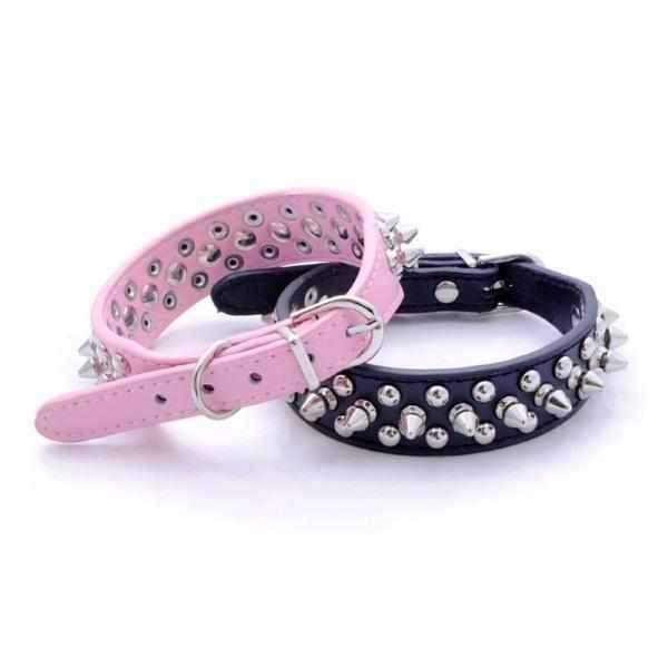 Spike Studded Dog Collar - Collars - Spiked from . at DoggyTopia