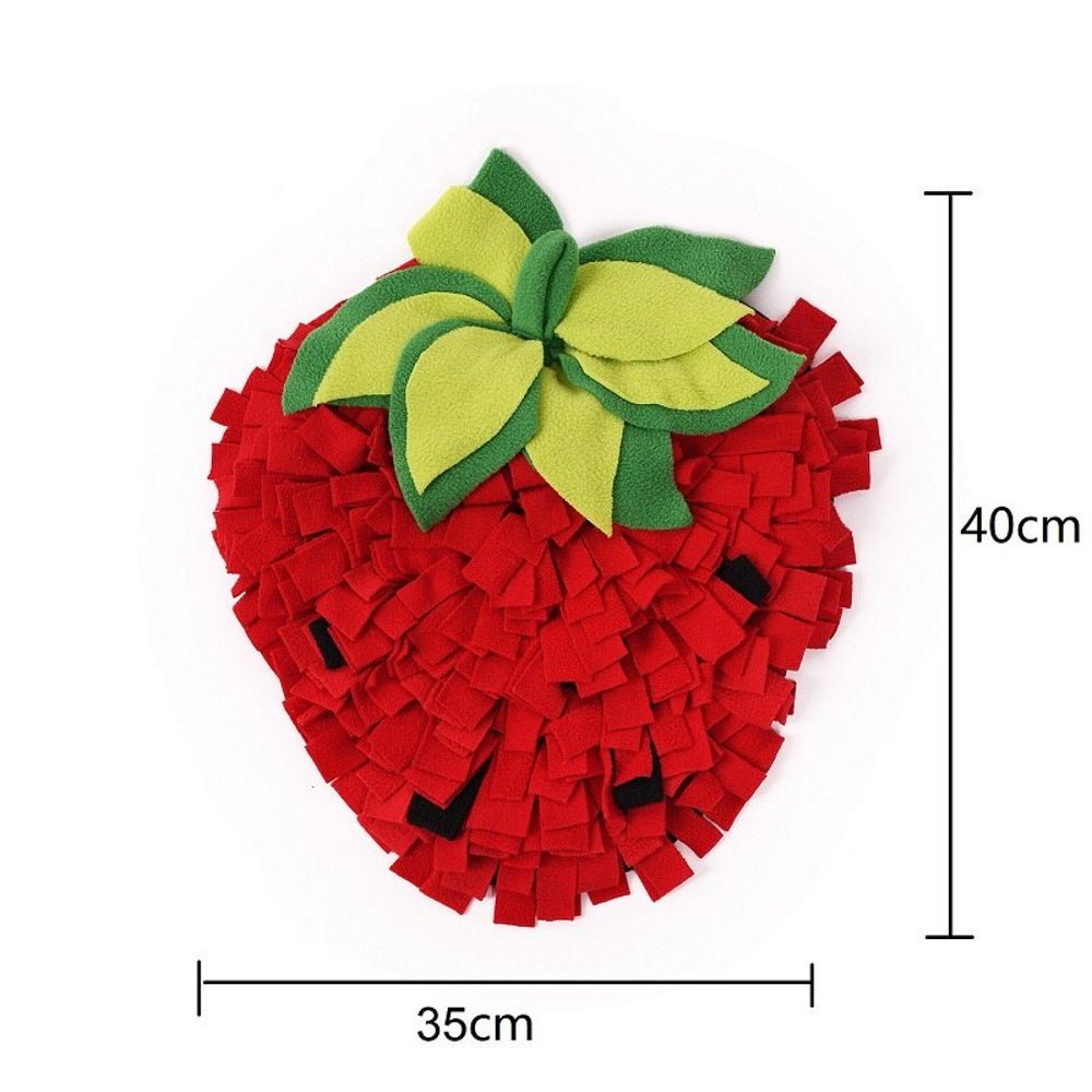 Strawberry Snuffle Mat - Snuffle Mats from . at DoggyTopia