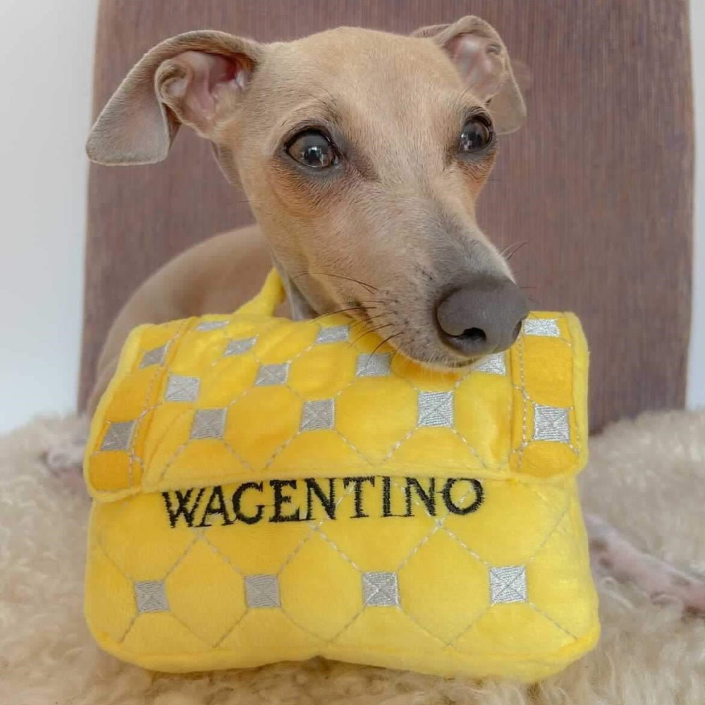 Wagentino Handbag Dog Toy - Designer Toys from Haute Diggity Dog at DoggyTopia