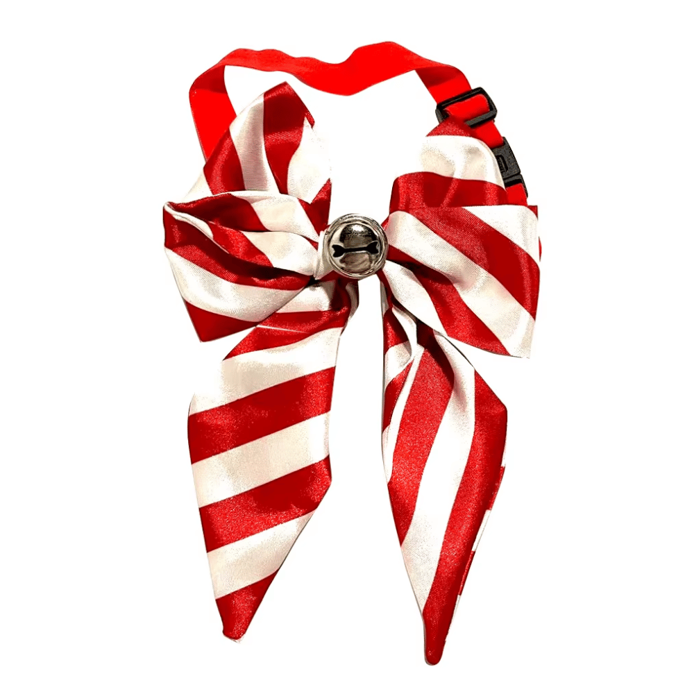 Candy Cane Stripe Sailor Bow