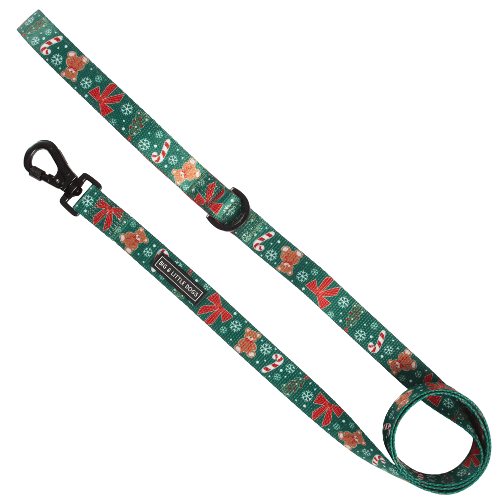 Big & Little Dogs A Beary Merry Christmas Dog Leash