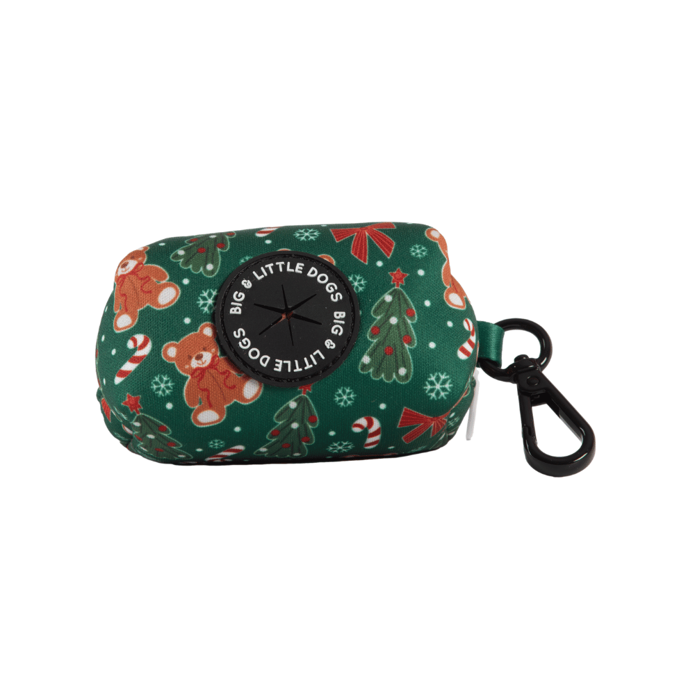 Big & Little Dogs A Beary Merry Christmas Poop Bag Holder