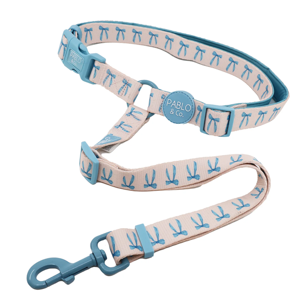 Pablo & Co Baby Blue Bows Headrest Car Restraint
