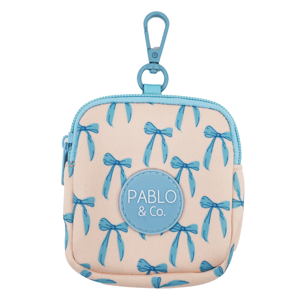 Pablo & Co Baby Blue Bows Treat Pouch