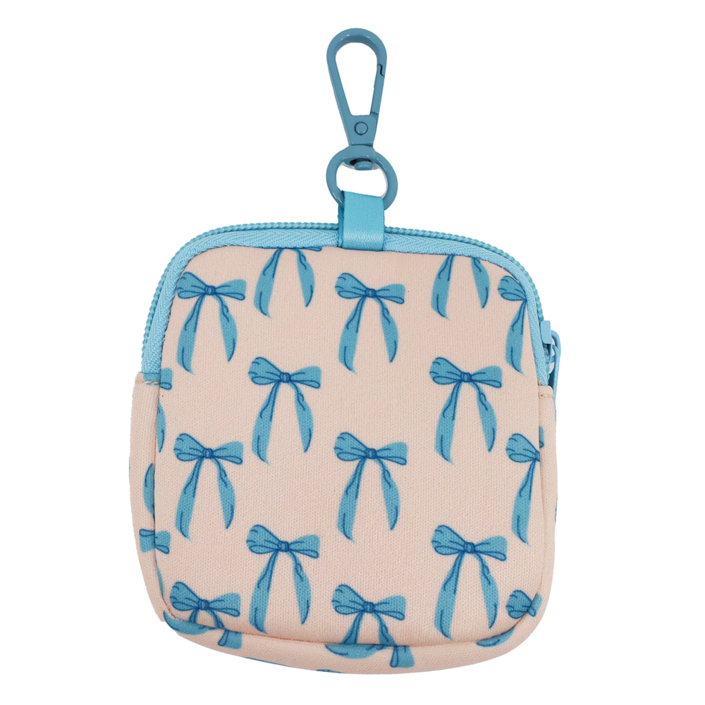 Pablo & Co Baby Blue Bows Treat Pouch