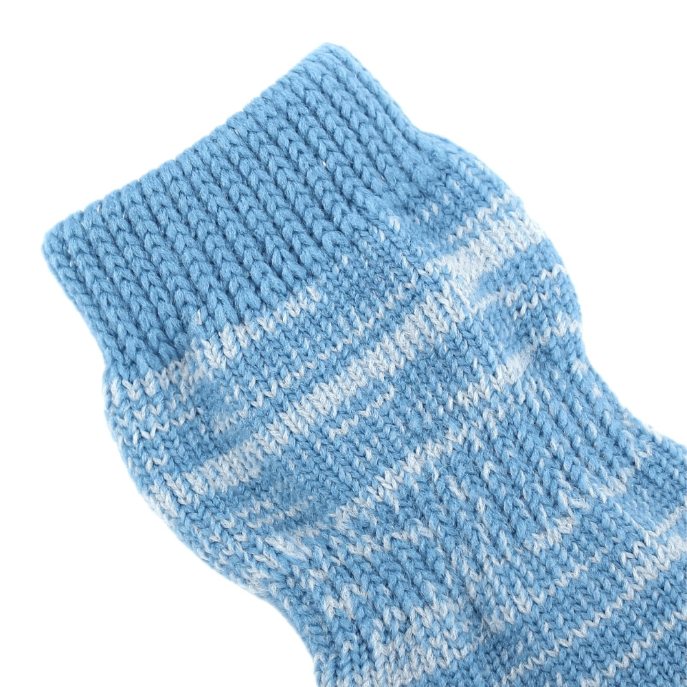 Bubblegum Blue Dog Socks