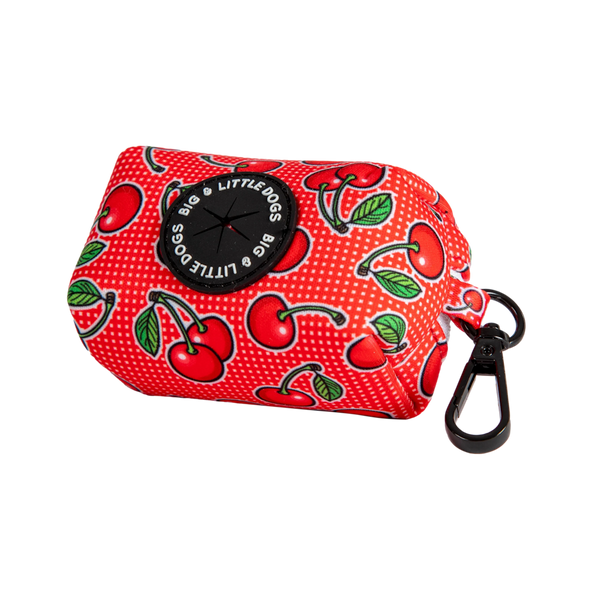 Big & Little Dogs Poop Bag Holder: Cherrylicious