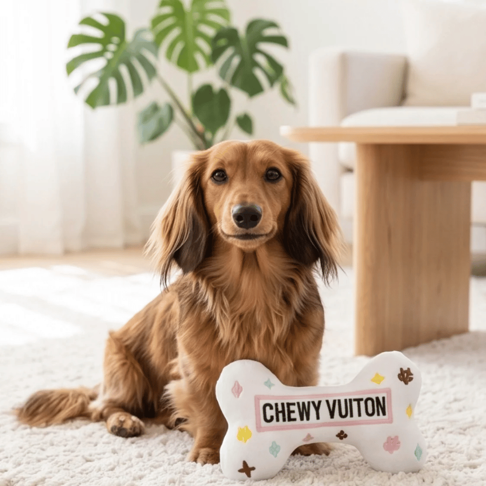 Chewy Vuiton White Bone Toy