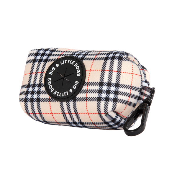 Big & Little Dogs Poop Bag Holder: Nova Plaid