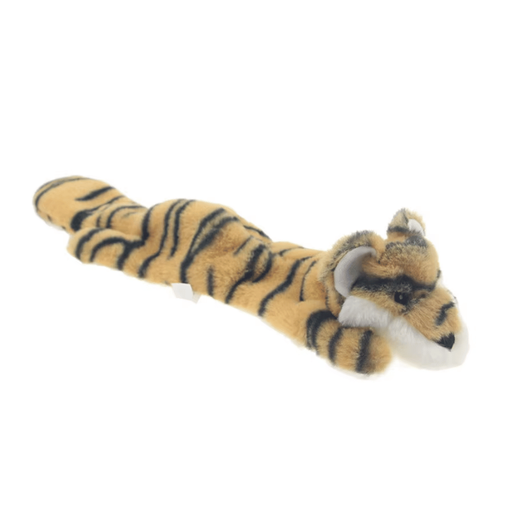 Floppy Tiger Plush Dog Toy