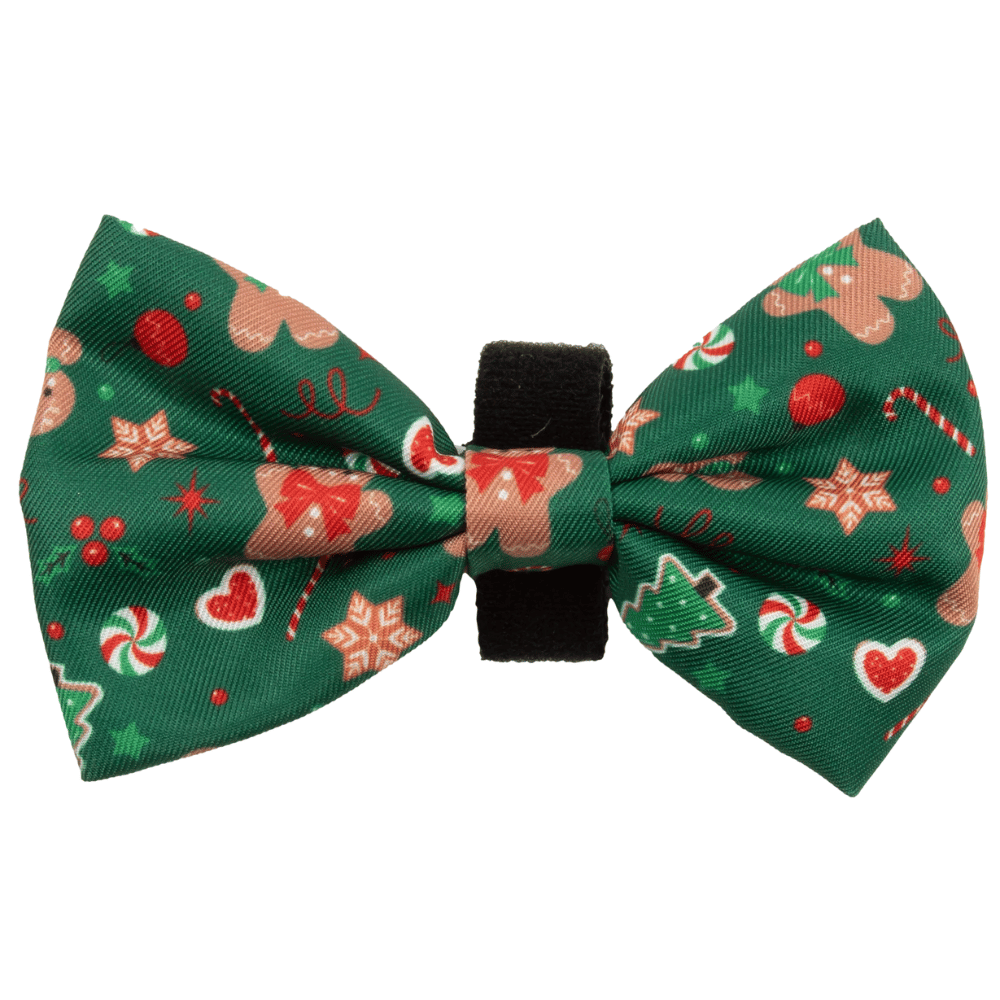 Big & Little Dogs Gingerbread Cutie Collar & Bow Tie