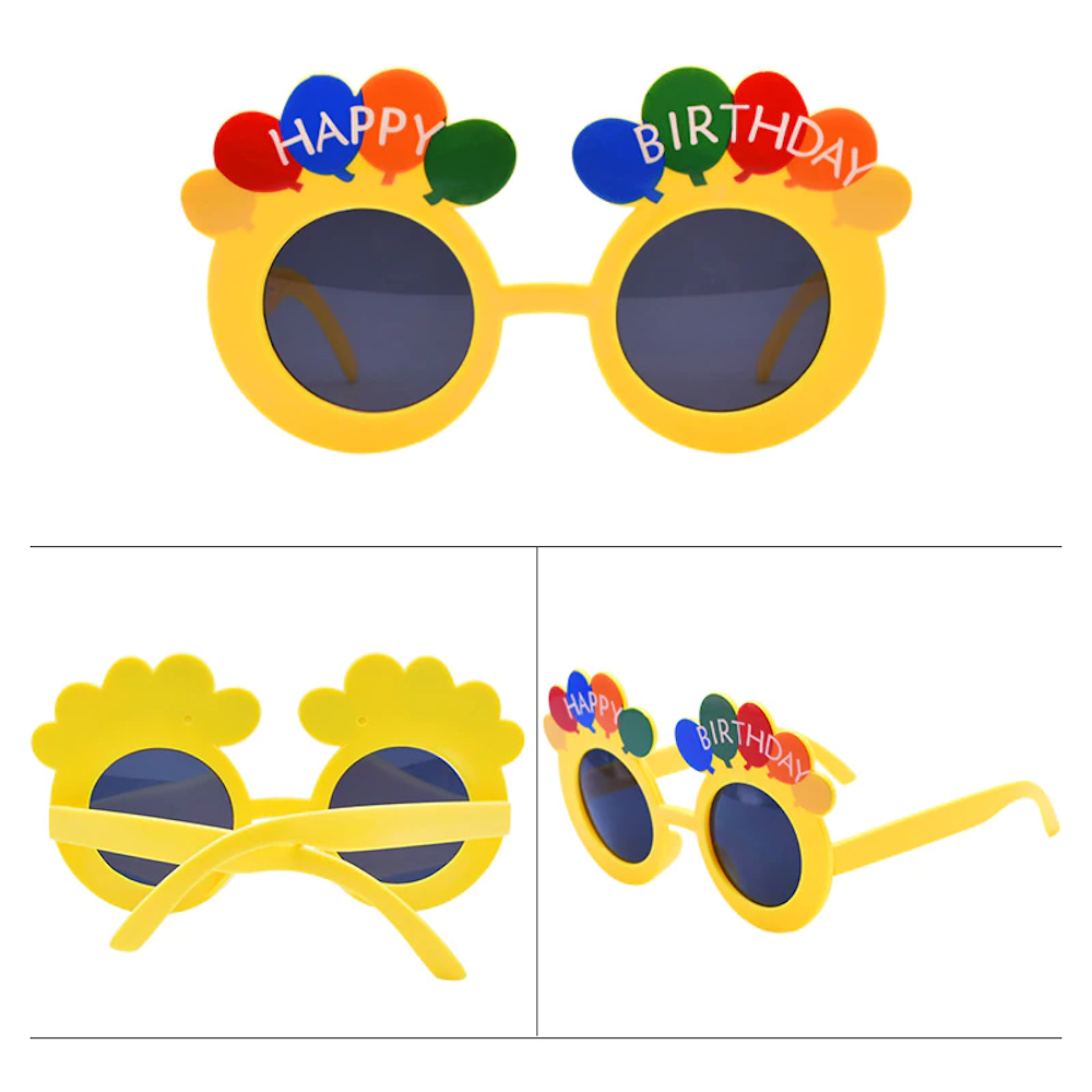 Happy Birthday Balloon Dog Glasses