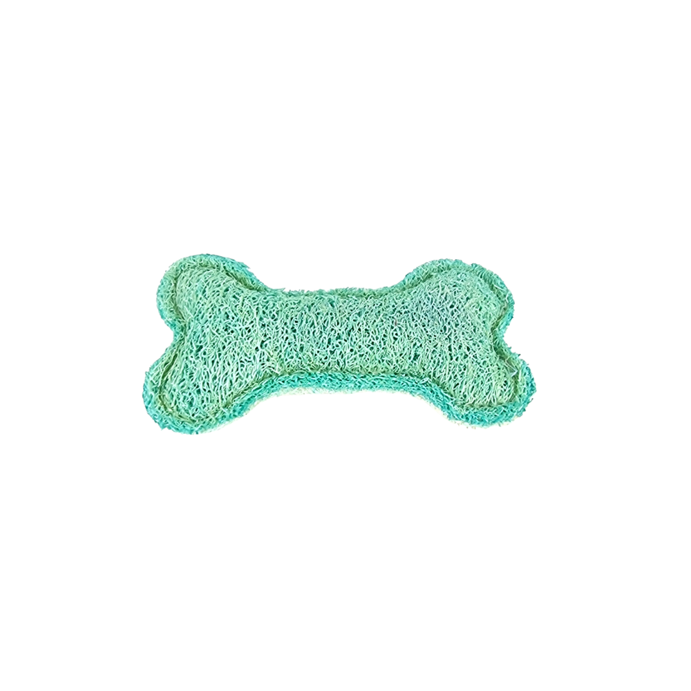 Loofah Bone Dental Toy - Small