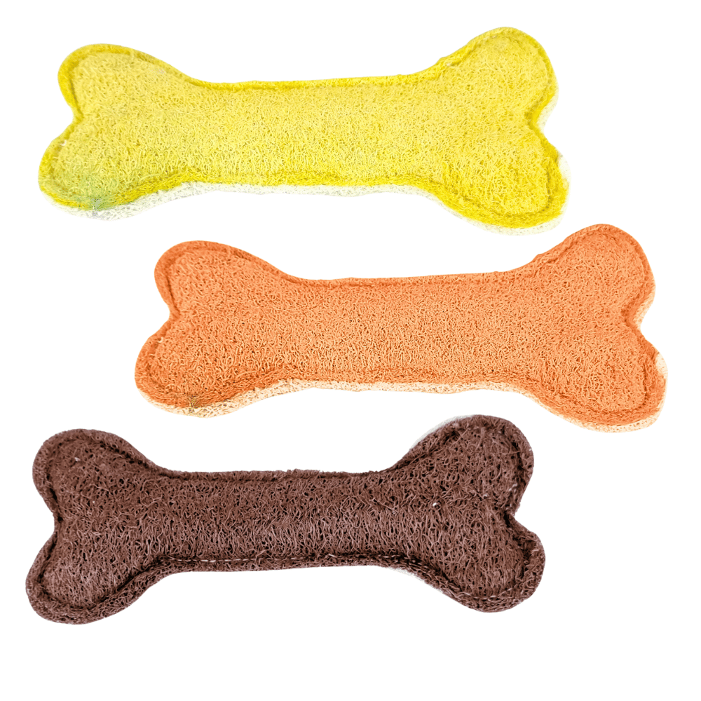 Loofah Bone Dental Toy - Large