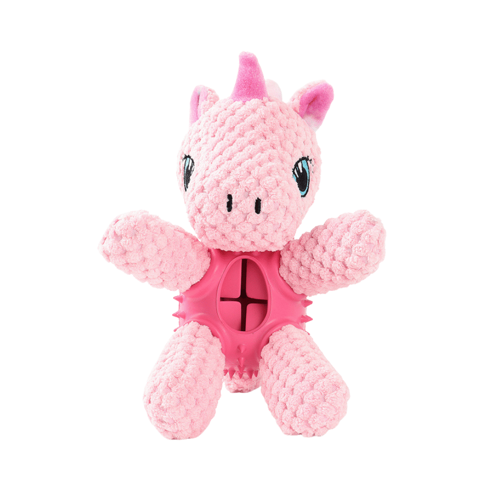 Luna Unicorn Enrichment Plush Dog Toy