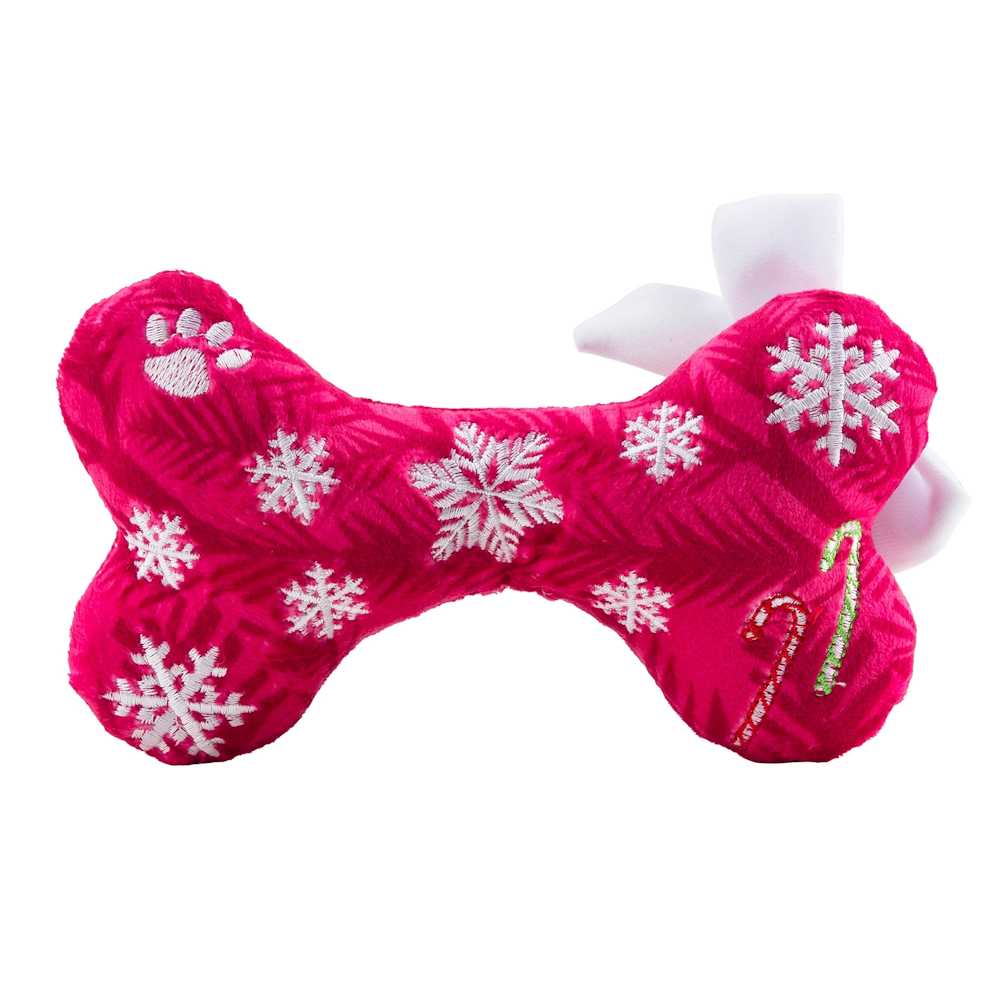 Puppermint Bone Merry Christmas Plush Dog Toy