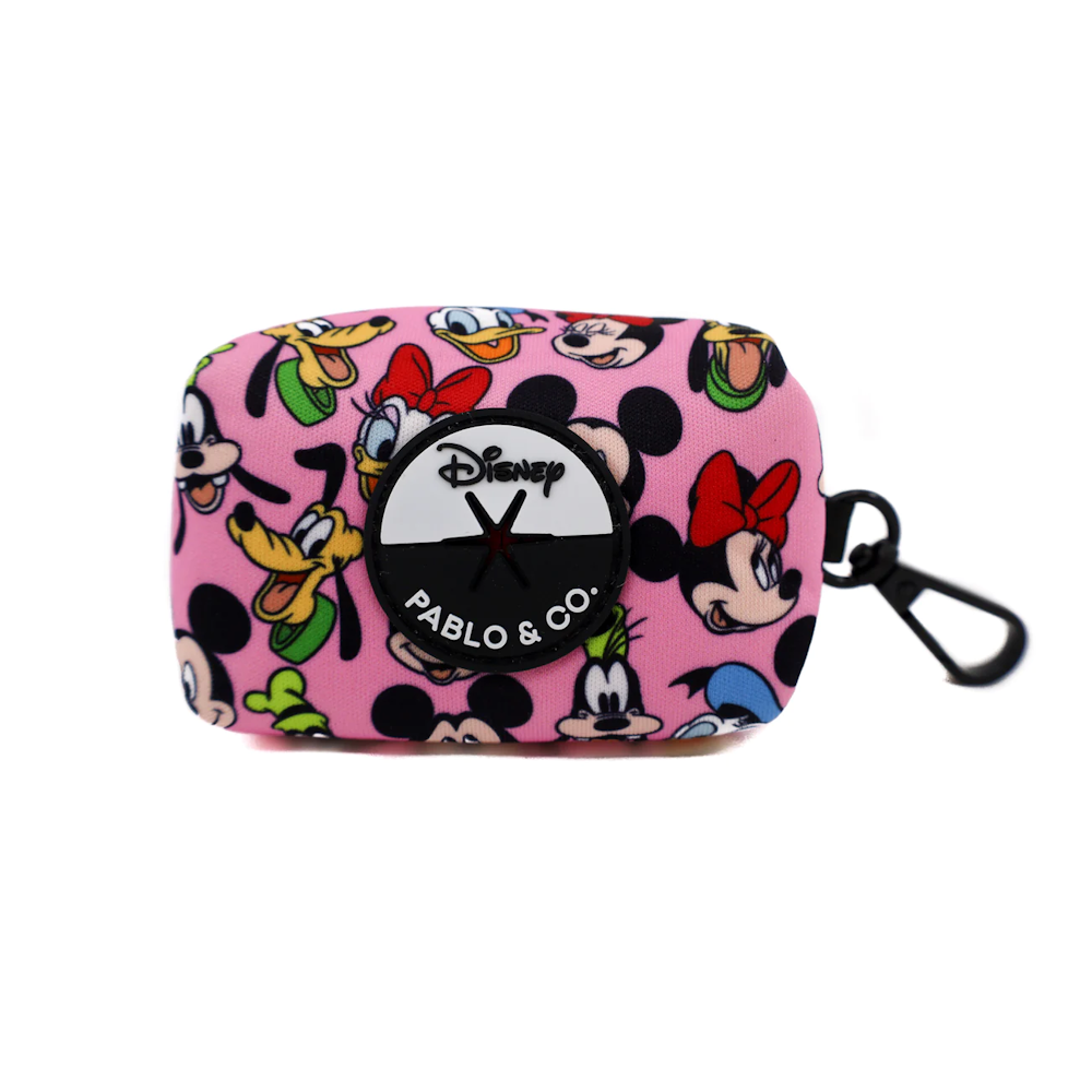 Pablo & Co Mickey & Friends: Poop Bag Holder - Pink