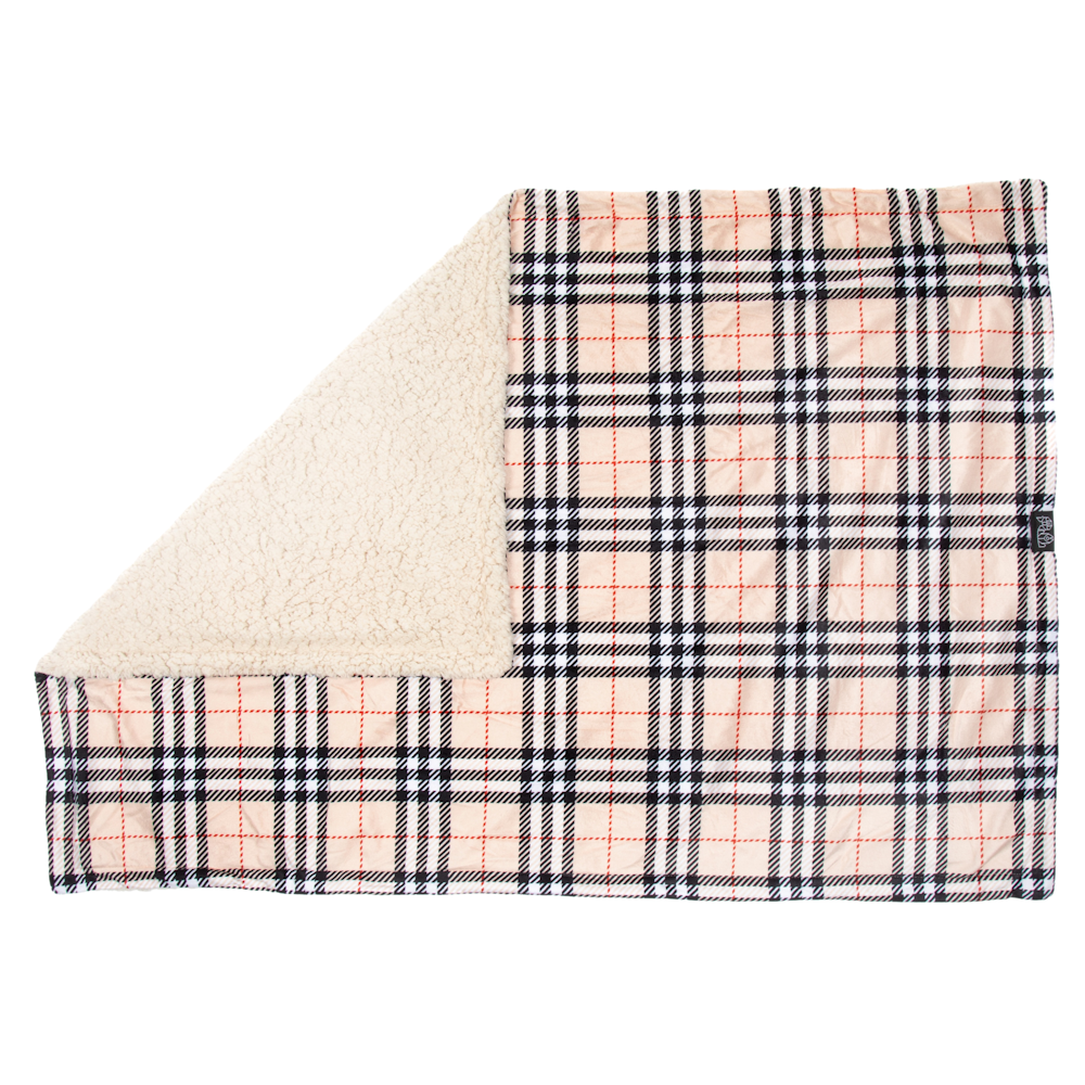 Big & Little Dogs Nova Plaid Plush Pet Blanket