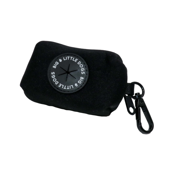 Big & Little Dogs Poop Bag Holder - Black