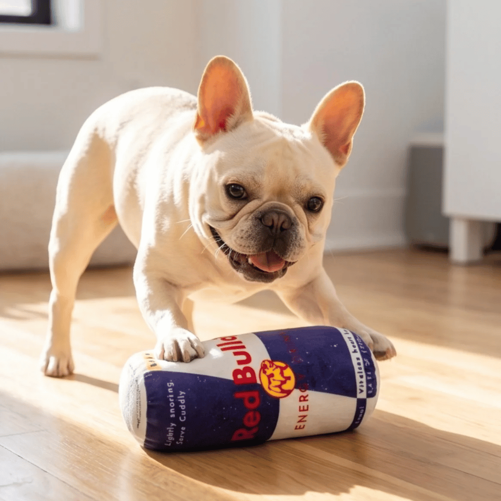 Red Bull Dog Energy Drink Dog Toy