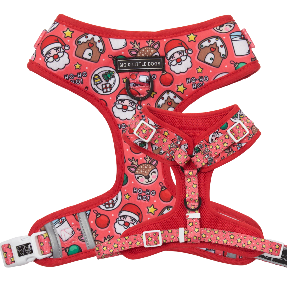 Big & Little Dogs Santa's Cookies Adjustable Harness