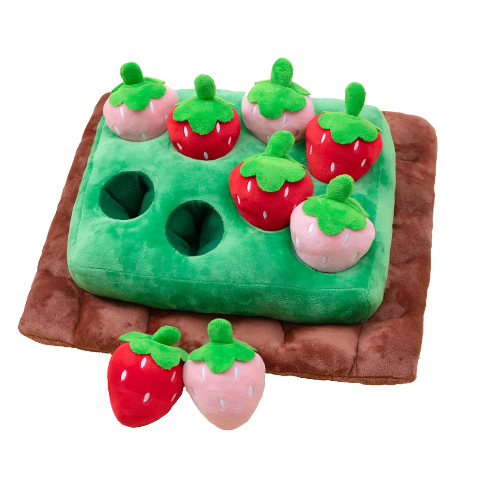 Strawberry Patch Nose Work Toy
