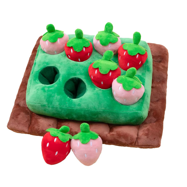 Strawberry Patch Nose Work Toy