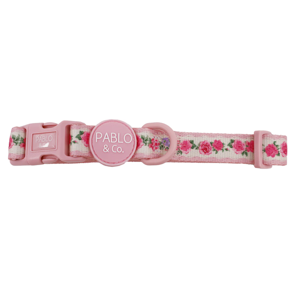 Pablo & Co Vintage Rose Dog Collar