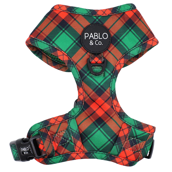 Pablo & Co Winston Plaid Adjustable Dog Harness